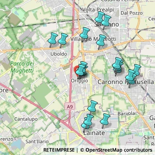 Mappa Via Ai Boschi, 21040 Origgio VA, Italia (2.046)