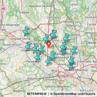 Mappa Via Ai Boschi, 21040 Origgio VA, Italia (6.14188)