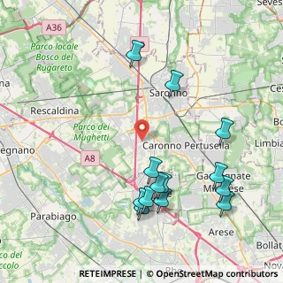 Mappa Via Ai Boschi, 21040 Origgio VA, Italia (4.51)