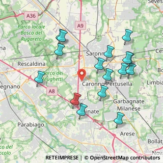 Mappa Via Ai Boschi, 21040 Origgio VA, Italia (4.0775)