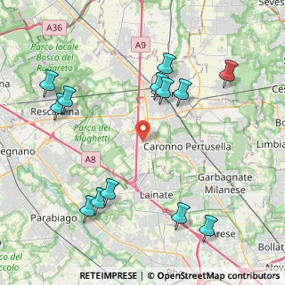 Mappa Via Ai Boschi, 21040 Origgio VA, Italia (4.86462)