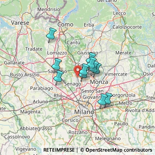Mappa Via Domenico Scarlatti, 20814 Varedo MB, Italia (9.56182)