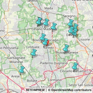 Mappa Via Domenico Scarlatti, 20814 Varedo MB, Italia (4.115)