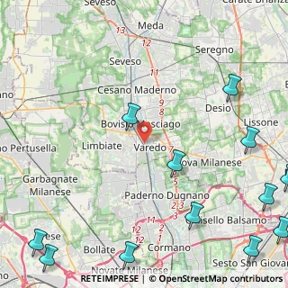 Mappa Via Domenico Scarlatti, 20814 Varedo MB, Italia (7.22846)
