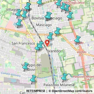 Mappa Via Domenico Scarlatti, 20814 Varedo MB, Italia (1.4045)