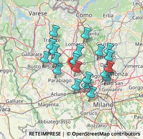 Mappa Autostrada dei Laghi, 21040 Origgio VA, Italia (11.094)