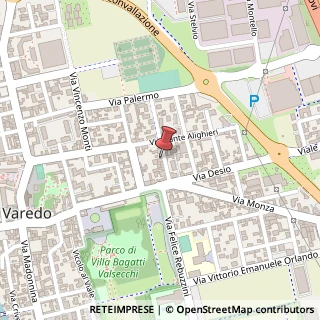 Mappa Via Giuseppe Parini, 15, 20814 Varedo, Monza e Brianza (Lombardia)
