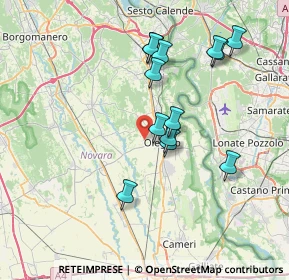 Mappa Via Agamo, 28047 Oleggio NO, Italia (6.89154)