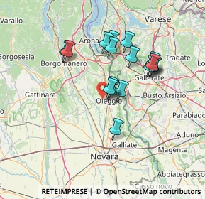 Mappa Via Agamo, 28047 Oleggio NO, Italia (11.72706)