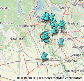 Mappa Via Agamo, 28047 Oleggio NO, Italia (10.856)