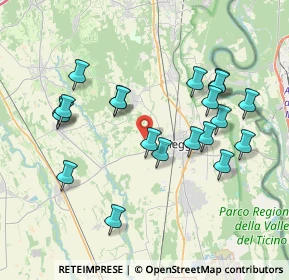 Mappa Via Agamo, 28047 Oleggio NO, Italia (3.798)