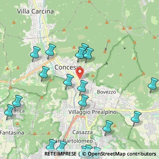 Mappa Via G. Bevilacqua, 25062 Concesio BS, Italia (2.98)