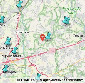 Mappa Via Pietro Verri, 20876 Ornago MB, Italia (6.86769)