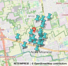 Mappa Via Gorizia, 20834 Nova Milanese MB, Italia (0.7295)