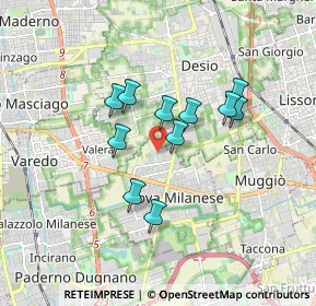 Mappa Via Gorizia, 20834 Nova Milanese MB, Italia (1.34)