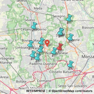 Mappa Via Friuli, 20814 Varedo MB, Italia (3.31692)