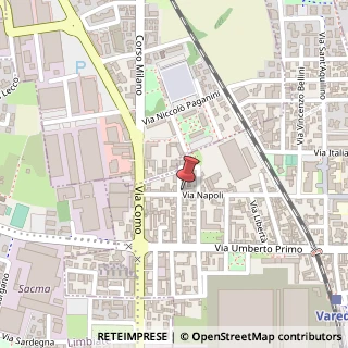 Mappa Via Napoli, 42, 20814 Varedo, Monza e Brianza (Lombardia)