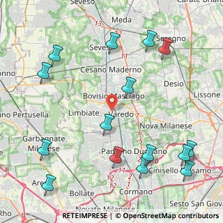 Mappa Via Carso, 20814 Varedo MB, Italia (5.42733)