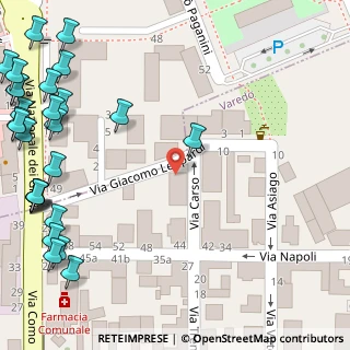 Mappa Via Napoli, 20814 Varedo MB, Italia (0.09655)