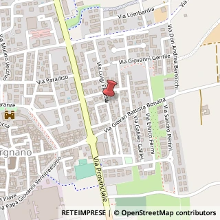 Mappa Via Luigi Einaudi,  12, 24059 Urgnano, Bergamo (Lombardia)