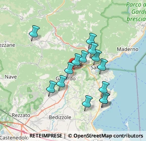 Mappa Via del Marinaio, 25089 Villanuova sul Clisi BS, Italia (6.09071)