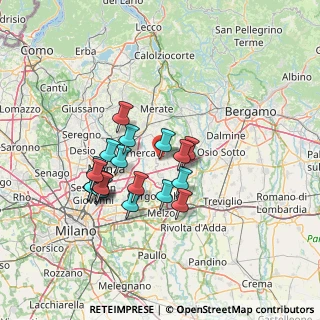 Mappa Via Carlo Porta, 20876 Ornago MB, Italia (12.144)