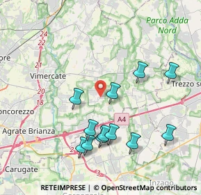 Mappa Via Carlo Porta, 20876 Ornago MB, Italia (3.95)