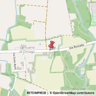 Mappa Via Roncello, 27, 20876 Ornago, Monza e Brianza (Lombardia)