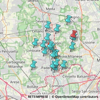 Mappa Vicolo Maurizio e Lazzaro, 20814 Varedo MB, Italia (2.82421)