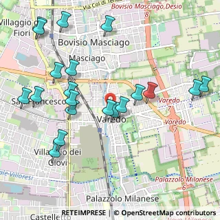 Mappa Vicolo Maurizio e Lazzaro, 20814 Varedo MB, Italia (1.16)