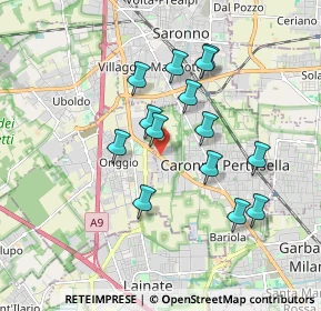 Mappa Via Luigi Garavaglia, 21042 Caronno Pertusella VA, Italia (1.57571)