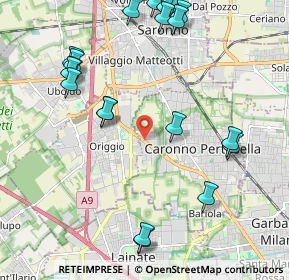 Mappa Via Luigi Garavaglia, 21042 Caronno Pertusella VA, Italia (2.518)