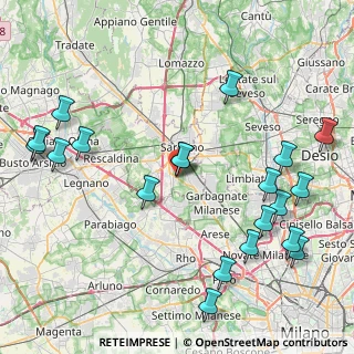 Mappa Via Luigi Garavaglia, 21042 Caronno Pertusella VA, Italia (10.2505)