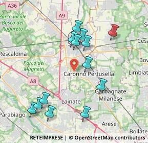 Mappa Via Luigi Garavaglia, 21042 Caronno Pertusella VA, Italia (4.03)