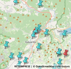 Mappa Via San Francesco, 25089 Villanuova sul Clisi BS, Italia (6.07)
