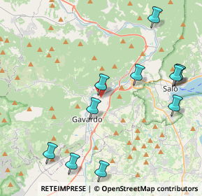 Mappa Via San Francesco, 25089 Villanuova sul Clisi BS, Italia (4.85182)