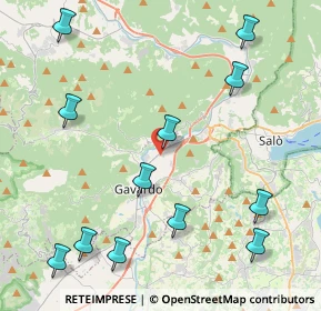 Mappa Via San Francesco, 25089 Villanuova sul Clisi BS, Italia (5.195)