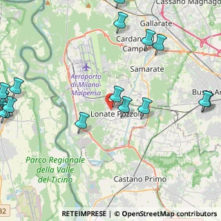 Mappa Via delle Camane, 21015 Lonate Pozzolo VA, Italia (6.15882)