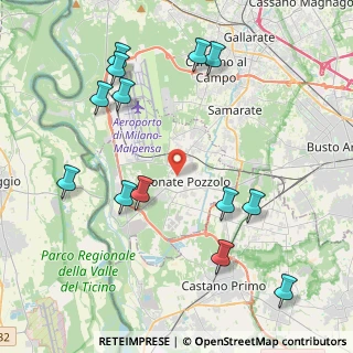 Mappa Via delle Camane, 21015 Lonate Pozzolo VA, Italia (4.80923)