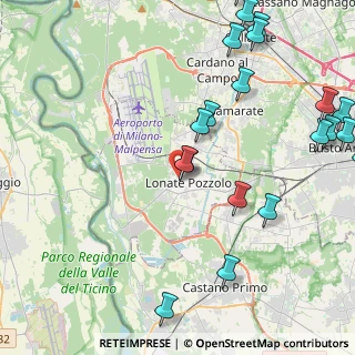 Mappa Via delle Camane, 21015 Lonate Pozzolo VA, Italia (5.6585)