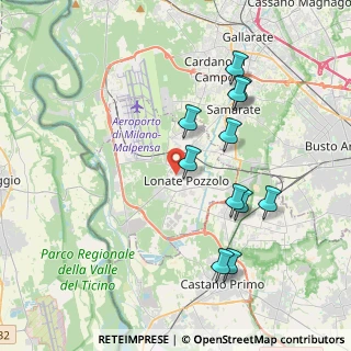 Mappa Via delle Camane, 21015 Lonate Pozzolo VA, Italia (3.8)