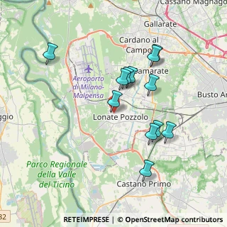 Mappa Via delle Camane, 21015 Lonate Pozzolo VA, Italia (3.455)