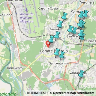 Mappa Via delle Camane, 21015 Lonate Pozzolo VA, Italia (2.51875)