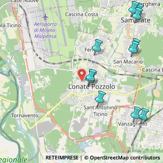 Mappa Via delle Camane, 21015 Lonate Pozzolo VA, Italia (2.71455)
