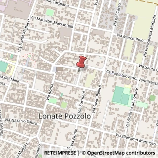 Mappa Piazza San Francesco, 5, 21015 Lonate Pozzolo, Varese (Lombardia)