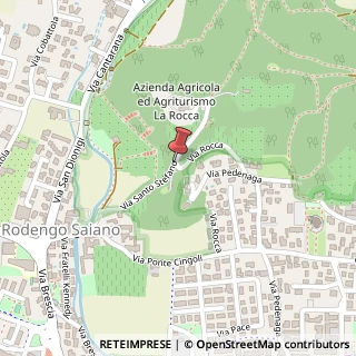 Mappa Via Santo Stefano, 1, 25050 Rodengo-Saiano, Brescia (Lombardia)