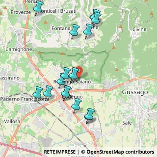 Mappa Via Santo Stefano, 25050 Rodengo-Saiano BS, Italia (2.07)