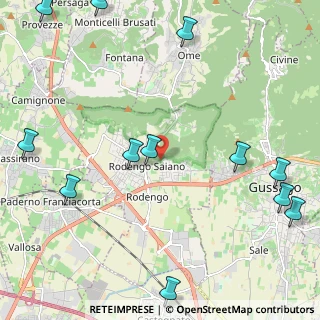 Mappa Via Santo Stefano, 25050 Rodengo-Saiano BS, Italia (3.03917)