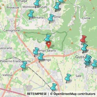Mappa Via Santo Stefano, 25050 Rodengo-Saiano BS, Italia (3.03158)