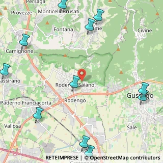 Mappa Via Santo Stefano, 25050 Rodengo-Saiano BS, Italia (3.22273)